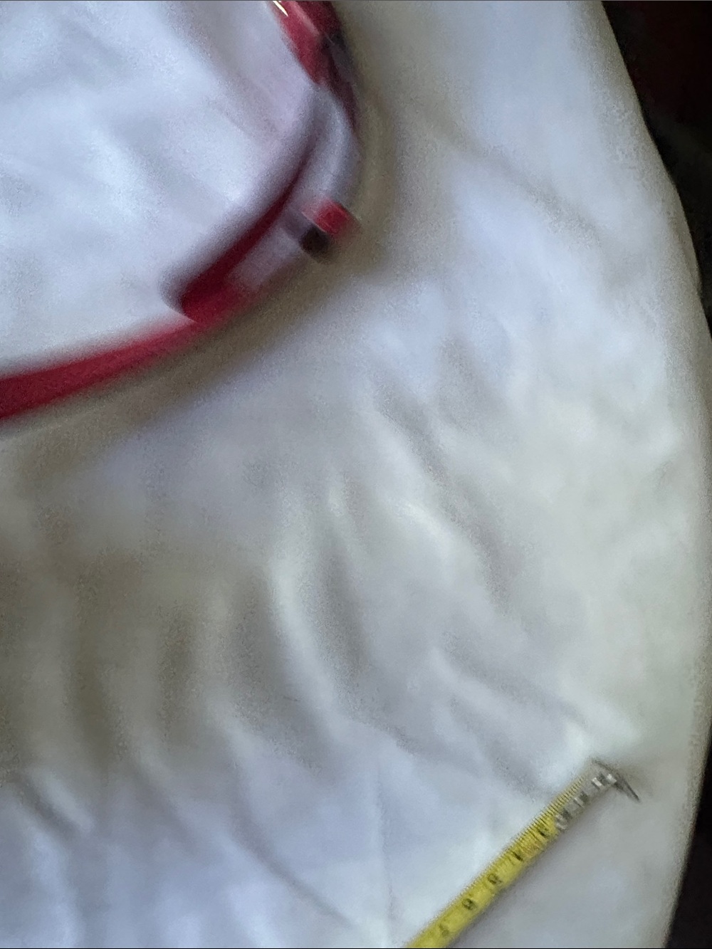 Cole Haan Benson Camera Bag- Light Brown Camel Cream and Red Leather - Picture 14 of 16